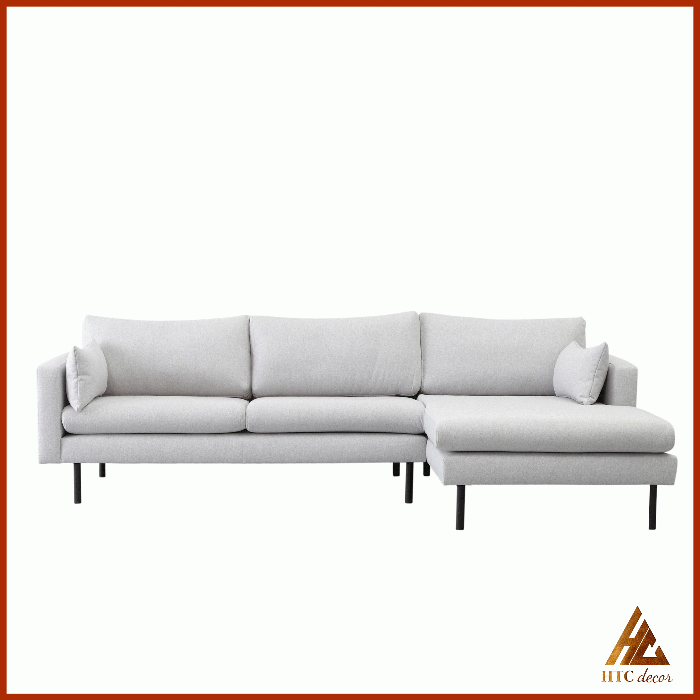 Ghế Sofa Góc L Adam Vải Bố